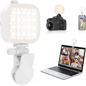 Telesin RGB فيديو ضوء صورة شخصية مغناطيسية ، 360 درجة ، ضوء الهاتف الكامل المتوافق مع Magsafe ، 60led/CRI95+/2500K-9000K/2000MAH
