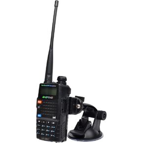 حامل راديو كأس شفط مضغوط أو لوحة قياسية أو قوس زجاج الأمامي تتوافق مع راديو Kenwood Baofeng UV5R Motorola Talkabout Retevis Midland Yaesu CB