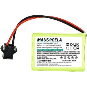 1157900, 1157900-C Replacement Battery, Compatible Tri-Troni'cs Pro 100 XLS, Pro 200 XLS, Pro 500 XLS, Flyway Special XLS, Upland Special XLS Dog Collar Battery-700mAh/5.04Wh-7.20V Ni-MH