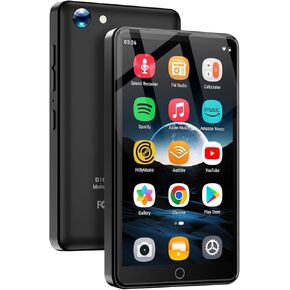 80GB MP3 Player with 13MP Camera, 4.02" Android MP4 Player with Bluetooth and WiFi, Music Player for Kids with Speakers, Music Player with Spotify, YouTube, and Play Store