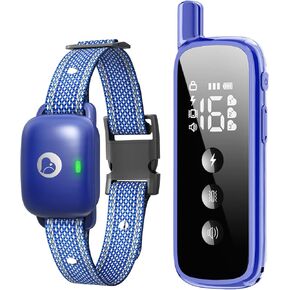 Aikko Dog Shock Collar, Dog Training Collar with 2600Ft for 5-120lbs Small Medium Large Dogs, Rechargeable, Waterproof E-Collar with Beep, Vibration, Shock, Security Lock