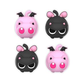 PlayVital Thumbs Cushion Caps Thumb Grip Caps for Nintendo Switch, Joystick Cover for Nintendo Switch Lite, Thumbstick Grips for OLED Joycon - PP & VV The Kitten - PP & VV The Winged Kittens