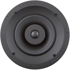 Sonance 93088 Model VP60R Visual Performance Series Round in-Ceiling Speakers; 5 Watts Minimum/100 Watts Maximum Power Handling; 1" (25mm) Cloth Dome Tweeter; Frequency Response 48Hz - 20kHz; Pair