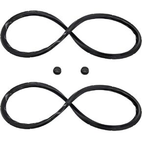 09985 Sealing Ring Gasket for Presto Pressure Canner 16 18 23 Quart Pressure Cooker Replace 01745 01751 01755 01781 01782 01784, Come with 4 Overpressure Plug