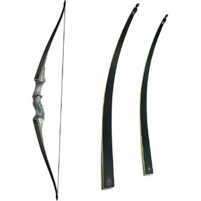 Black Hunter Takedown Longbow 40 رطلاً و Black Hunter الأصلي أطراف Longbow بديل 30 رطلاً