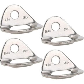 Climbing Hanger, 4 Pcs Climbing Hanger Stainless Steel Wall Ceiling Mount Bracket Trainer Rock Climbing Accessories for Outdoors High Altitude