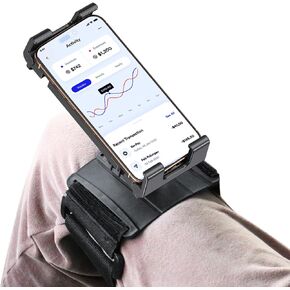 PLDHPRO Pilot Kneeboard for Phone Tablet 360° Adjustable Knee Board Tablets Mount Compatible with iPhone16/15/14, iPad Pro/Air/Mini, Galaxy Tab/Z Fold, Kindle, 5.1'' - 15.6'' Devices, Gift for Pilots