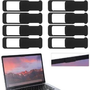 Webcam Cover Slide 8 Pieces Laptop Camera Cover, Web Camera Cover Privacy Shielding Computer Camera Blocker Compatible with Computer, Mobile Phones, Laptops, Protect Your Privacy and Security