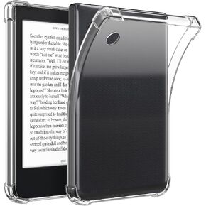 kwmobile Cover Compatible with Kobo Clara BW/Colour Case - eReader Cover - TPU Case Protective Cover - Flexible and Lightweight - Transparent