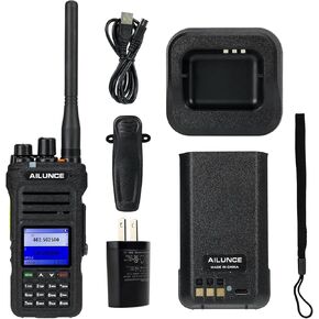 Retevis Ailunce HA1G GMRS Radio, GMRS Handheld Radio with Cable, IP67 Waterproof, NOAA, 2800mAh, GMRS Repeater Capable Two Way Radio with USB-C Charging