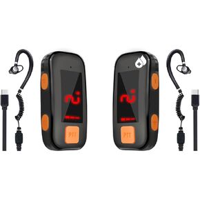 Super Mini Walkie Talkies Pro مع ترقية مقاومة للماء ، جهاز إرسال استقبال FM المحمولة من طراز Radio Portable ، Small Walkie Talkie في الهواء الطلق ، التزلج ، المشي لمسافات طويلة ، بيسبول ، مطعم ، أمان ، غولف ، يخت ، 2 عبوة