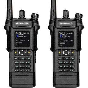 2-Pack 4G LTE PoC and Analog UHF Two-Way Radios, Nationwide PTT Unlimited Range Walkie Talkie - Included 1-Year Data Plan (5288)