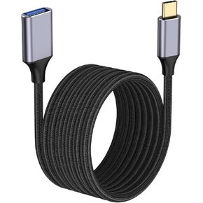 Pastall USB Female to USB C Male Cable Adapter(2M/6.6 Ft),USB C Male to USB a Female Adapter,USB C to USB 3.0 Adapter,USB C Female to USB a Male for Phone/Laptop/Tablet/Switch USB C Device