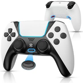 CunPeyjmo for PS5 Controller, Wirless Remote with Turbo and 2 Programmable Back Paddles, Ideal Gifts