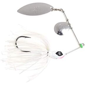 Googan Squad Zinger Spinnerbait (White, 1/2 Oz.)
