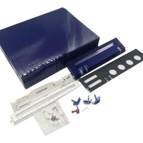 Full Housing Case Cover Shell with Buttons Replacement for Wii Console (Clear)