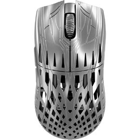 PWNAGE Trinity Wireless Gaming Mouse 8kHz - 39 Grams Ultralight Esports Pro Gamer Flawless Professional Custom Xero PAW3950 Optical Sensor 36,000 DPI - 8000Hz -100% PTFE Skates Symm 2 -Platinum