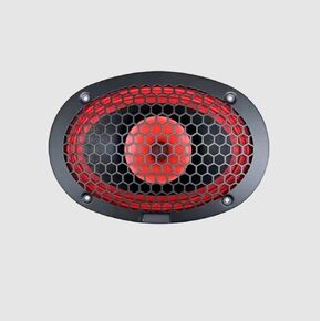 CERWIN-VEGA! CVPX69 6x9 120W 2-Way Full Range Speaker with Horn Tweeter Black/Red Single Unit