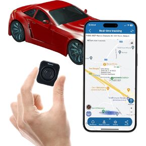 Car Tracker Device Hidden 4G LTE Mini Magnetic GPS Tracker for Vehicles Small Portable GPS Car Tracker Anti-Theft Waterproof Tracker Device for Vehicles,Cars,People,Luggage,Kids