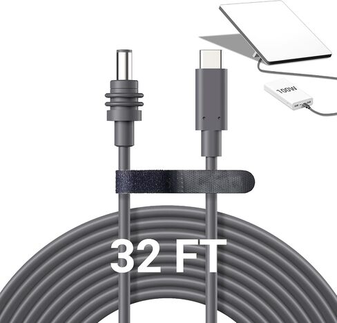 Starlink Mini Cable 5M/16FT - Waterproof Starlink Mini USB C Cable, 18AWG Starlink Mini Power Cable, Works with 100W+ PD Source, Essential Starlink Mini Accessories in Saudi Arabia