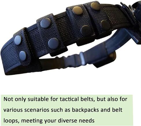 Duty Belt Key Holder Nylon Keeper with Double Snaps Tactical Gear Clip Military Molle Hook for Security Police in Saudi Arabia