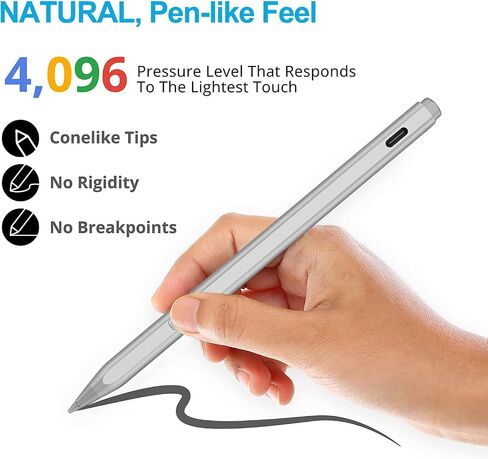 Amz Fire Tablet Pens Pen for Amazon Fire Max 11 (2023 الإصدار) و Amazon Fire HD 10 ، (13th Gen ، 2023 إصدار) ، قلم مع USB-C شحن سريع ، 4096 Control Control in Saudi Arabia
