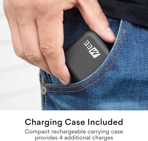 MEE audio X20 True Wireless Earbuds - Bluetooth 5.0 Stereo Headphones with Charging Case - Active Noise Cancelling in Ear Earphones - IPX4 Sweat Resistant, Built-in Headset, Mic & Touch Control in Saudi Arabia