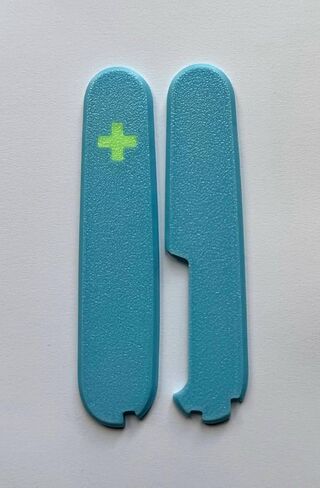 Replacement Covers For Victorinox Scales Plus 91mm Plastic Handles With Toothpick Tweezers And Ballpoint Pen Glow In The Dark (Orange) in Saudi Arabia