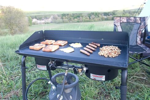 Camp Chef 2-Burner Griddle - Professional Flat Top Griddle for Camp Chef Cooking Systems - Outdoor Cooking Equipment - Fits 14" Cooking Systems in Kuwait