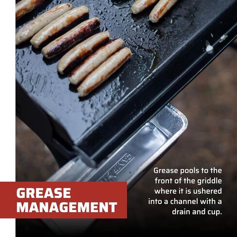 Camp Chef 2-Burner Griddle - Professional Flat Top Griddle for Camp Chef Cooking Systems - Outdoor Cooking Equipment - Fits 14" Cooking Systems in Kuwait