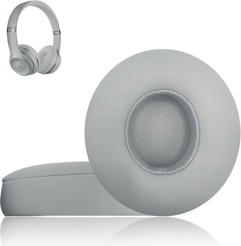 Replacement Ear Pads for Beats Solo 2 Wireless On-Ear Headphone/Soft Protein Leather/Noise Isolation Memory Foam/Strong Adhesive Tape/Cloud Like Comfort/Extra Durable in Saudi Arabia