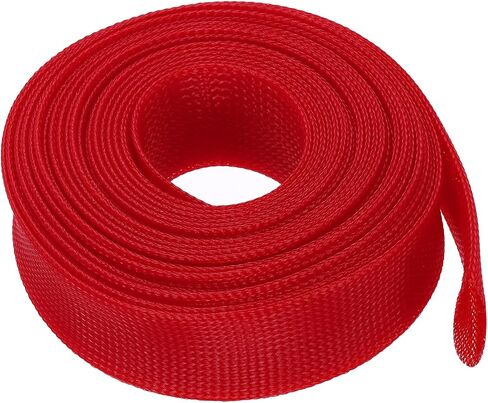 uxcell Expandable Sleeving, 1/4-inch 16ft Cable Sleeve, Yellow in Saudi Arabia