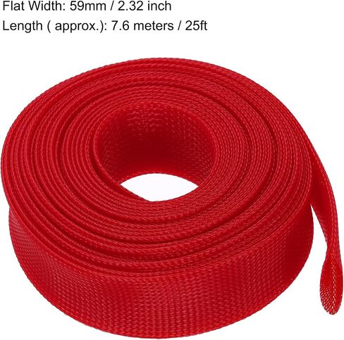 uxcell Expandable Sleeving, 1/4-inch 16ft Cable Sleeve, Yellow in Saudi Arabia