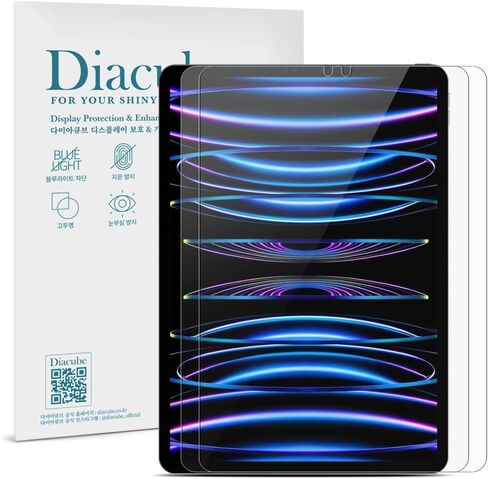 واقي شاشة الحيوانات الأليفة من 2 حزمة مع طلاء زجاجي لـ iPad Mini 6th Gen 8.3 Inch ، HD Clear ، معرف الوجه و Apple Pencil متوافق ، مضاد للضوء الأزرق ، غير قابل للكسر ، سهلة التثبيت in Saudi Arabia