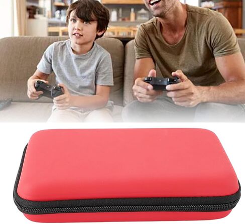 Ciciglow Game Console Case Case ، حالة حماية Hard Shell Travel لـ 3DS XL الجديدة ، 2DS XL ، 3DS LL مع 8 ألعاب الجيب الداخلي (الأحمر) in Kuwait