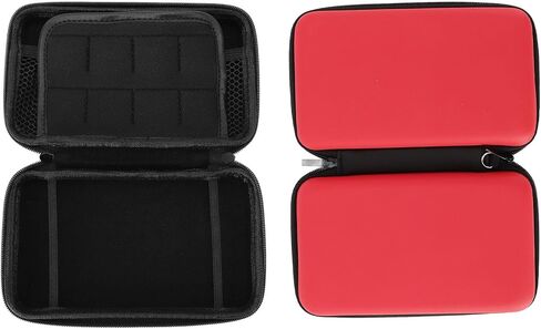 Ciciglow Game Console Case Case ، حالة حماية Hard Shell Travel لـ 3DS XL الجديدة ، 2DS XL ، 3DS LL مع 8 ألعاب الجيب الداخلي (الأحمر) in Kuwait
