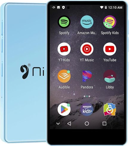 80GB MP3 Player with Bluetooth and WiFi,MP3 MP4 Player for Kids with Spotify, YouTube, Audible, 4.0" HD Touch Screen Android Music Player with Parental Controls, 2000mAh,APK Download,Up to 1TB in Saudi Arabia