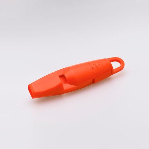 ACME Genuine no. 649 Moulded Survival Whistle. Extremely Tough. Solas (Safety of Life at sea) Approved. Shatterproof. BPA-Free Plastic. Made in The UK (Day Glow Orange) in Kuwait