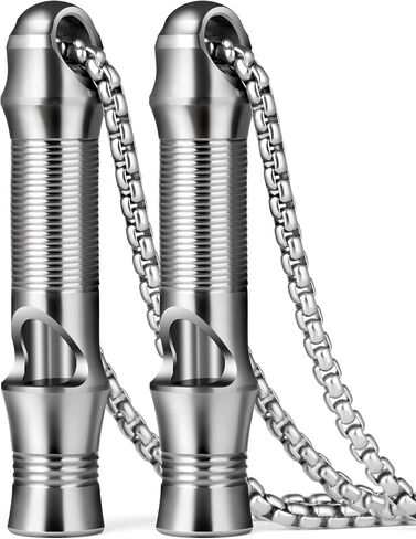 صافرة الطوارئ Tisur Titanium ، قلادة سلامة EDC بصوت عالٍ حتى 120 ديسيبل ، صافرة البقاء على قيد الحياة من أجل البقاء على قيد الحياة ، المشي لمسافات طويلة ، التخييم ، تدريب الحيوانات الأليفة in Saudi Arabia