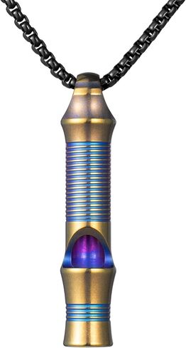 صافرة الطوارئ Tisur Titanium ، قلادة سلامة EDC بصوت عالٍ حتى 120 ديسيبل ، صافرة البقاء على قيد الحياة من أجل البقاء على قيد الحياة ، المشي لمسافات طويلة ، التخييم ، تدريب الحيوانات الأليفة in Saudi Arabia