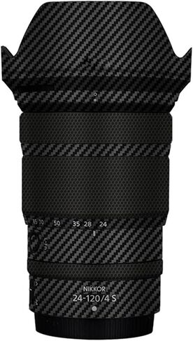 العدسة فيلم واقية متوافق مع Nikon Nikkor Z 24-120mm F4/S العدسة الزخرفية العدسة العدسة ملصق للاصدفة مضاد للخلع/مضاد/3M الأم (شبح أسود) in Kuwait