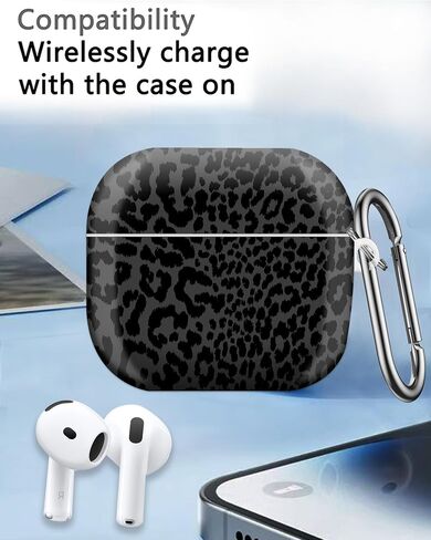 Case Compatible with AirPod 4th Generation 2024,Shockproof Protective Case Cover with Keychain for Women Men,Wireless Accessorie Charging Cases for Airpod 4th - Coffee Bean in Saudi Arabia