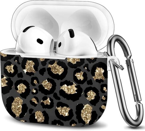 حالة متوافقة مع Airpod 4th Generation 2024 ، غطاء حالة وقائية مقاومة للصدمات مع سلسلة مفاتيح للنساء ، و accessorie شحن حالات Airpod 4th - Coffee Bean in Kuwait