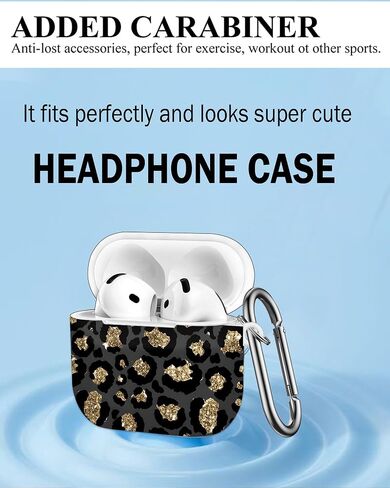 حالة متوافقة مع Airpod 4th Generation 2024 ، غطاء حالة وقائية مقاومة للصدمات مع سلسلة مفاتيح للنساء ، و accessorie شحن حالات Airpod 4th - Coffee Bean in Kuwait