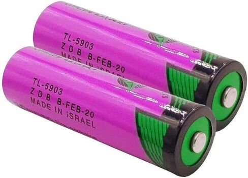2 PCS SL-360 TL-5903 2400mAh 3.6V PLC Battery, TL-5903 3.6V AA Lithium Battery for Siemens S7-400 6ES7971-0BA00 Tadiran TL-5903 in Saudi Arabia
