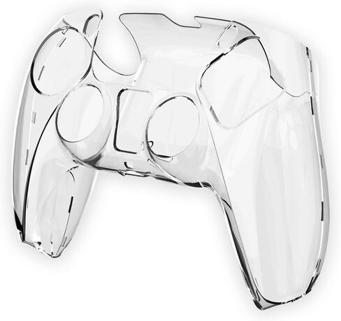 Protective Case for PlayStation5 Controller, Crystal Cover, PS5 Game Pad PC Shell, Heat Dissipation, Anti-Slip/Scratch/Fingerprint, Ergonomic Grip, Lightweight Durable (Clear) in Saudi Arabia