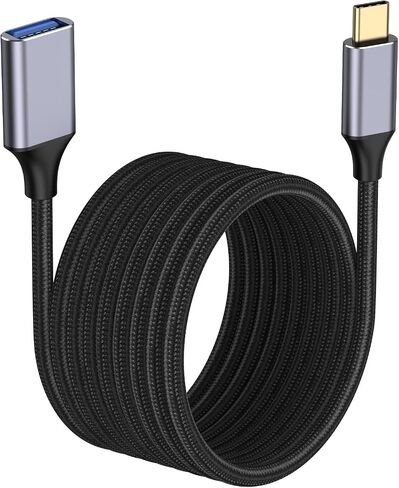 Pastall USB Female to USB C Male Cable Adapter(2M/6.6 Ft),USB C Male to USB a Female Adapter,USB C to USB 3.0 Adapter,USB C Female to USB a Male for Phone/Laptop/Tablet/Switch USB C Device in Kuwait