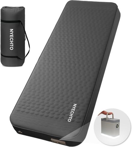 وسادة النوم المتضخمة ذاتية بمضخة كهربائية ، 4 بوصات ، مرتبة تخييم سميكة في الرغوة ، والتلسكوبية والضغوط ، والهواء المعزول سريعًا لسفر السيارات/خيمة/سرير ، والأخضر. in Kuwait