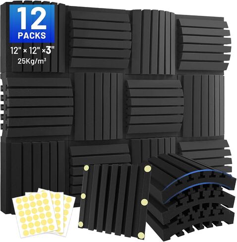 Studio Monitor Isolation pads for 5 Inches Monitors, 2 Pack High Density Acoustic Speaker Isolation Pads Foam in Saudi Arabia