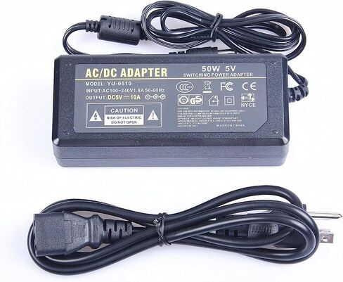 AC 100V-240V إلى DC 5V 1.5A 7.5W AC التبديل محول الطاقة المحول 7.5W واجهة 5.5 مم × 2.5 مم مناسبة لمعدات مراقبة إمدادات الطاقة LED RMONITORS Routers TV Box (5V 1.5A 7.5W) in Kuwait